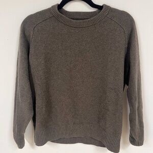 Everlane Forest Green Crewneck Sweater